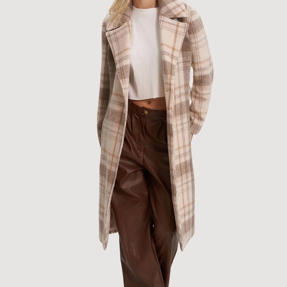 Noize Katja Vegan Wool Coat, L, in “Oat”, NWOT, Sold out everywhere. - Picture 3 of 12